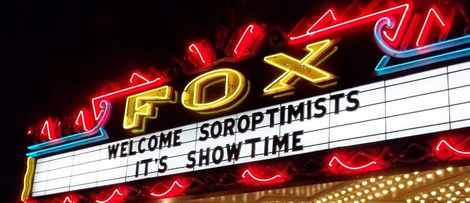 Fox Theatre Its Showtime Marquee